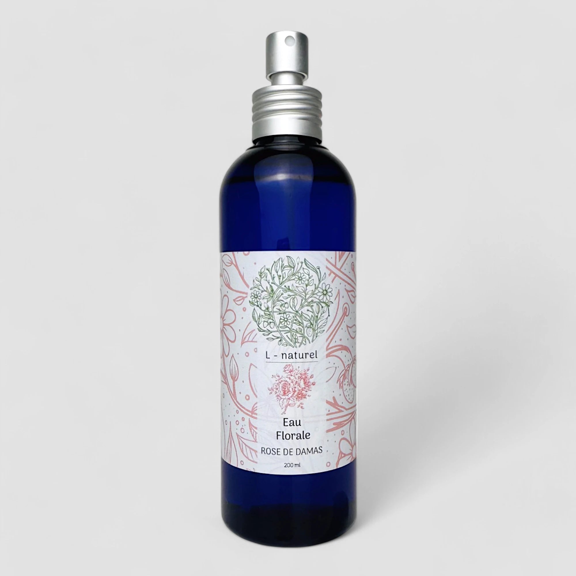 Eau florale, rose de damas, bio, tonifiant, toner, rafraichissant, apaisant